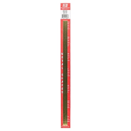 K&S Precision Metals K&S 0.03 in. X 0.5 in. W X 12 in. L Galvanized Brass Plain Metal Strips 8236